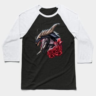 Broken Tusk - Evil Black Dragon Baseball T-Shirt
